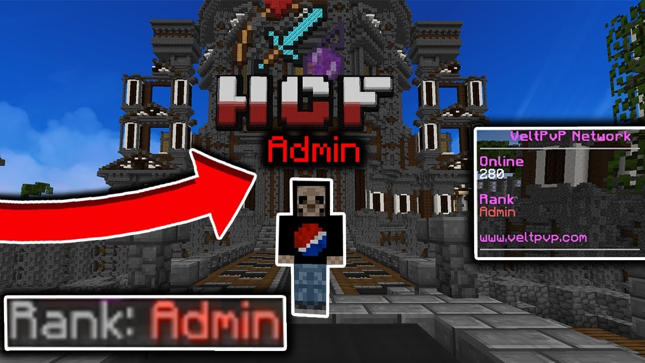 VELTPVP ADMIN SERIES - INSANE 50 BLOCK REACH HACK *BANNED* #1 | Minecraft HCF