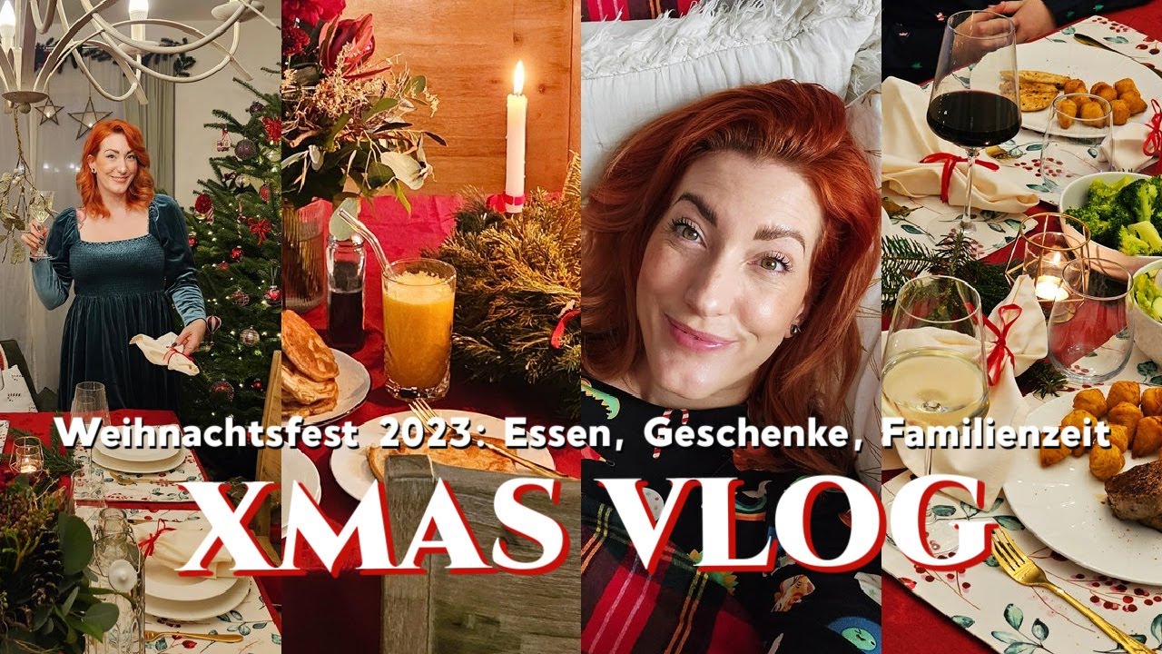 XMAS Vlog #12: Heiligabend 2023, Weihnachtsessen, Bescherung, Familienzeit // Weekly Vlog 177