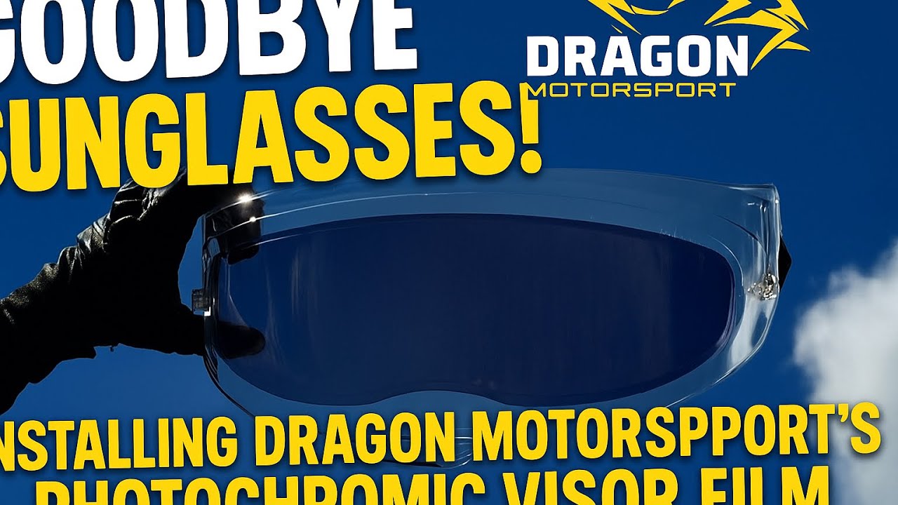 No More Swapping Shields! Dragon Motorsport Photochromic Film Install