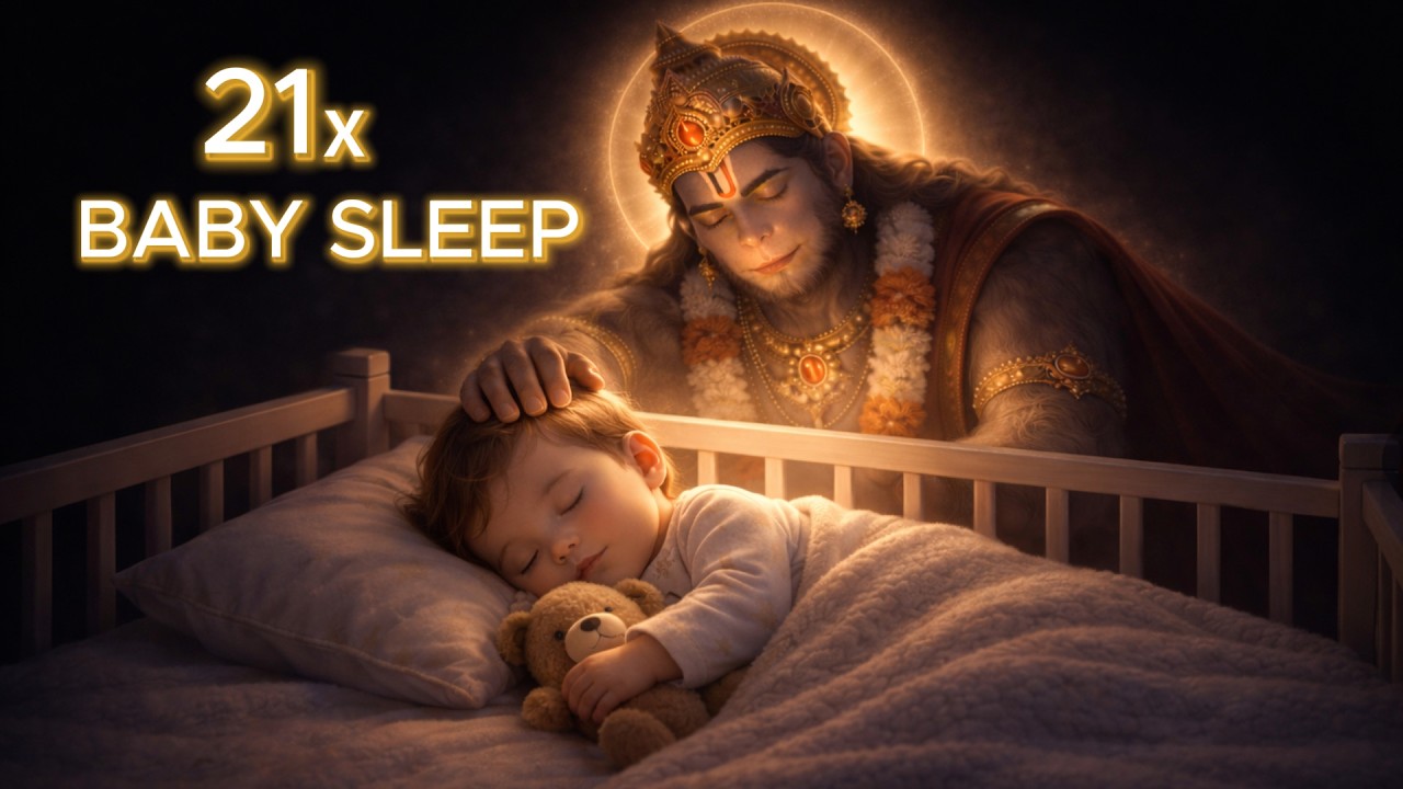Play This for Your Baby Tonight (21x)  Hanuman Chalisa Lullaby  हनुमान चालीसा लोरी