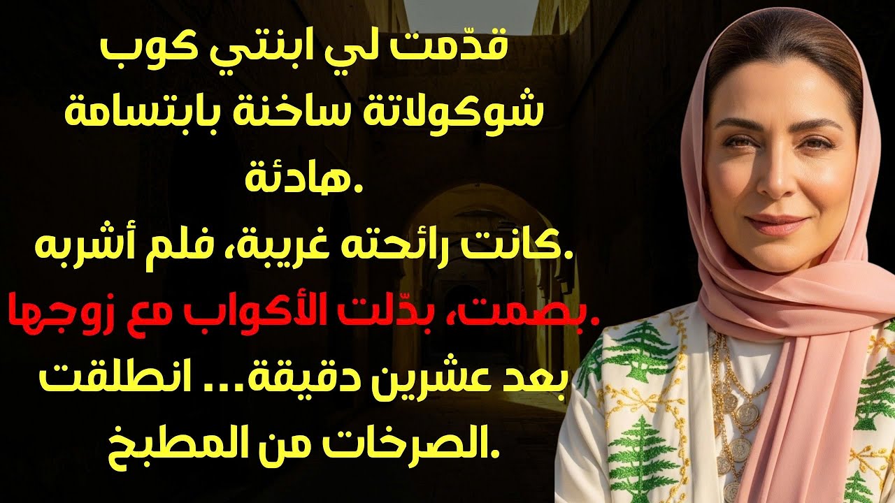 أعطتني ابنتي قطعة شوكولاتة غريبة، فبدلتها مع زوجها. بعد دقائق... سمعت صرخات من المطبخ.