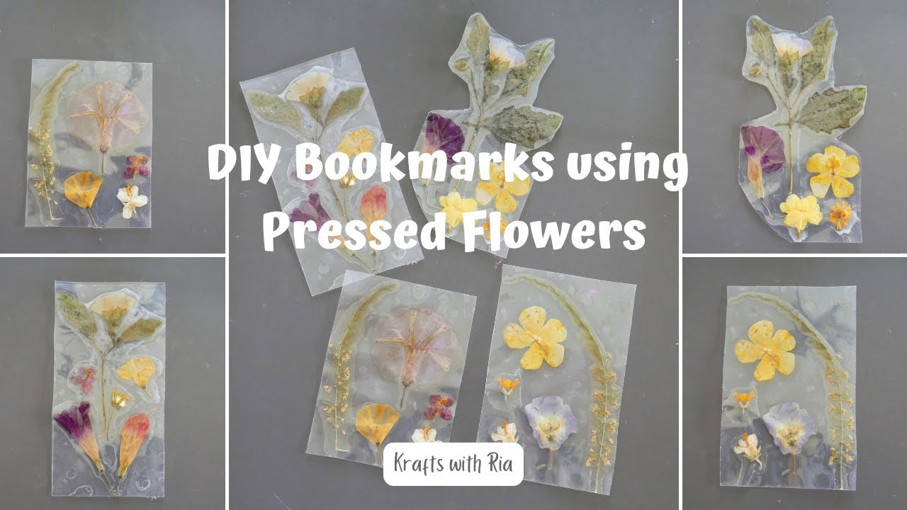 How to Make Bookmarks using Pressed Flowers at Home