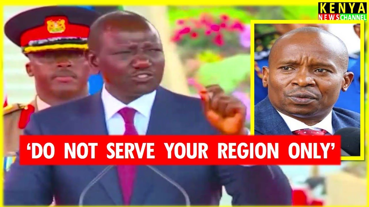 Ruto TOUGH speech to Kithure Kindiki during Swearing-in as Deputy President KICC DP Gachagua today
