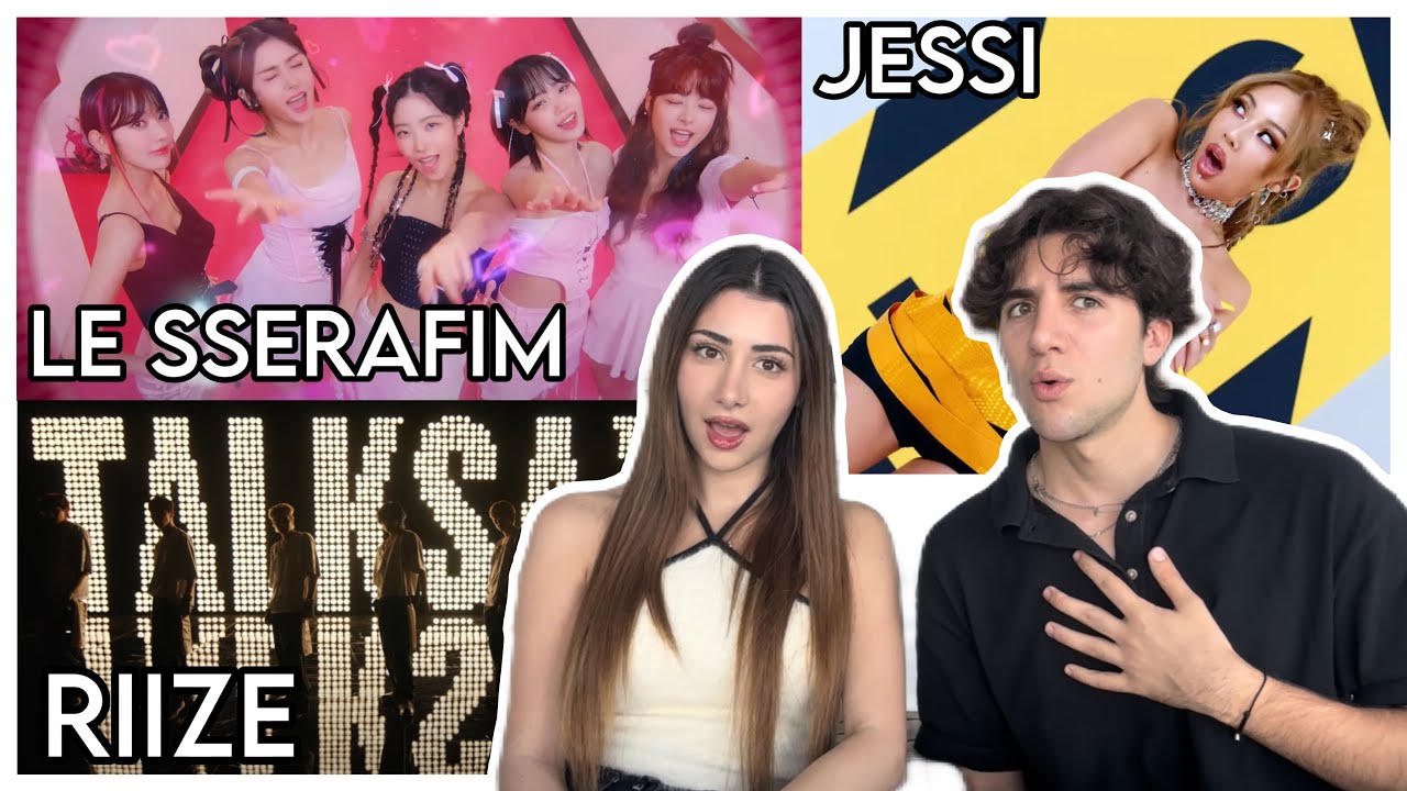 Jessi (제시) 'Gum', LE SSERAFIM (르세라핌) 'Perfect Night', & RIIZE 라이즈 'Talk Saxy' REACTION!!