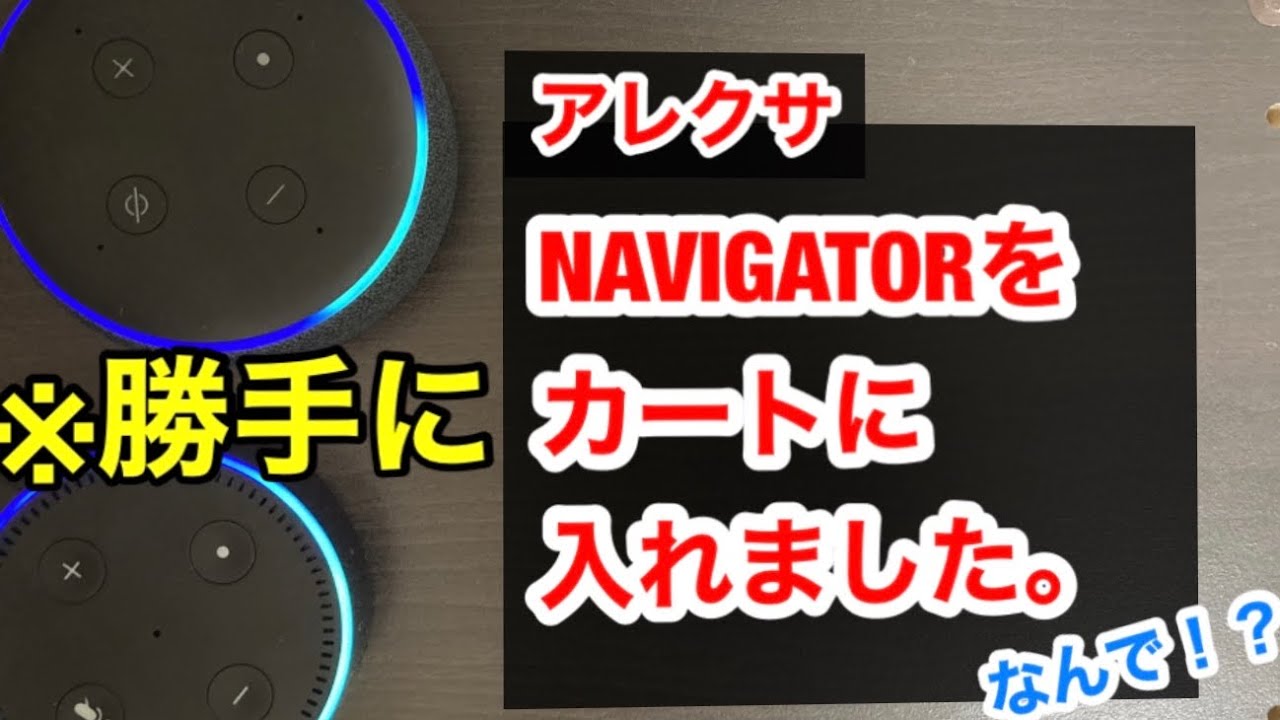 勝手にNAVIGATORをカートに入れられる一人暮らし男子の日常【うちのアレクサは強火スト担＃12】