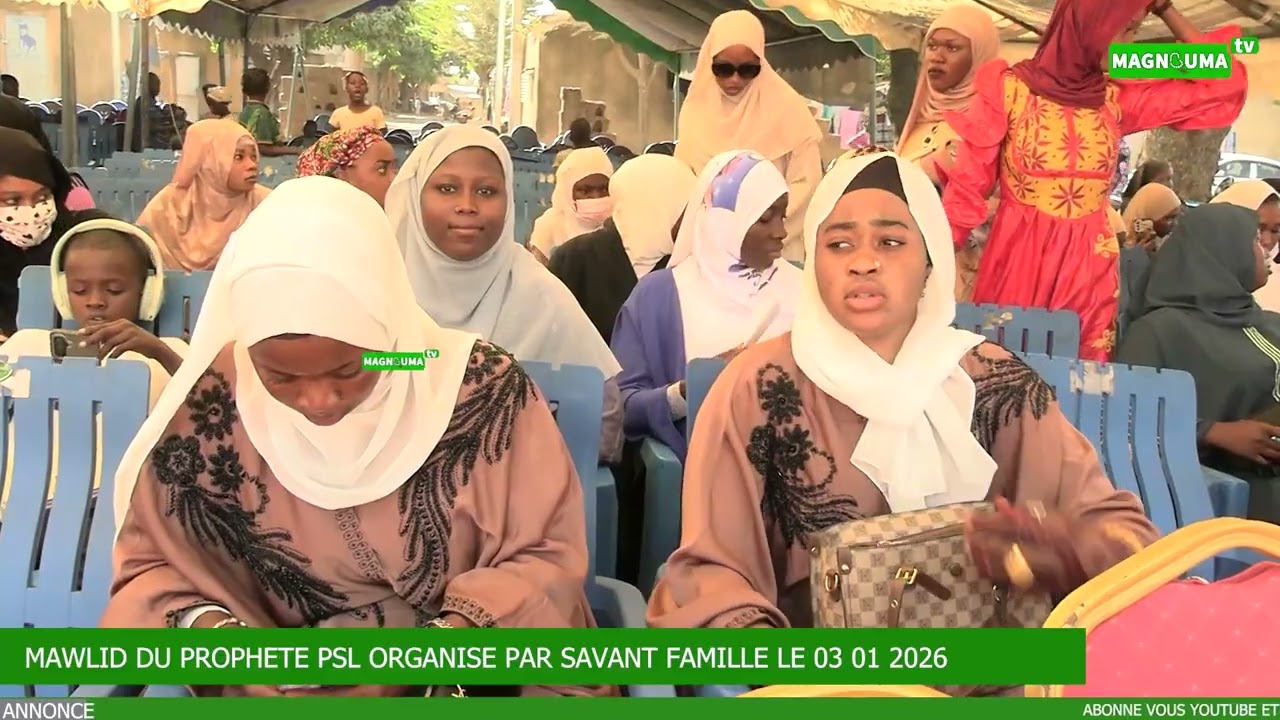 MAWLID DU PROPHÈTE MOHAMED PSL PAR SAVANT FAMILLE A NIAMAKORO LE 03 01 2026