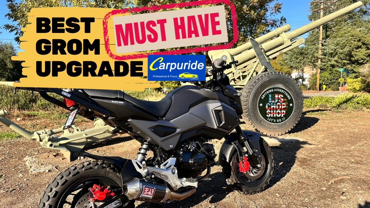 Установка системы камер Honda Grom Duel. Carpuride 603D