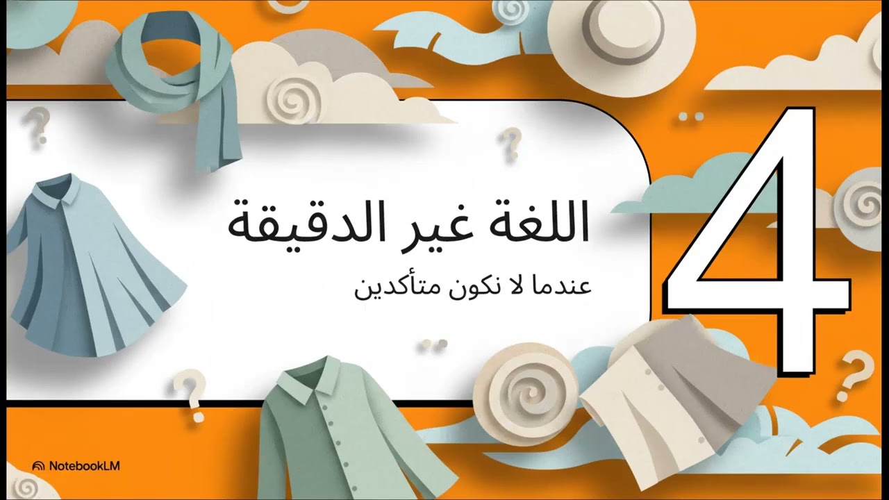 Clothes adjectives  صفات الملابس 