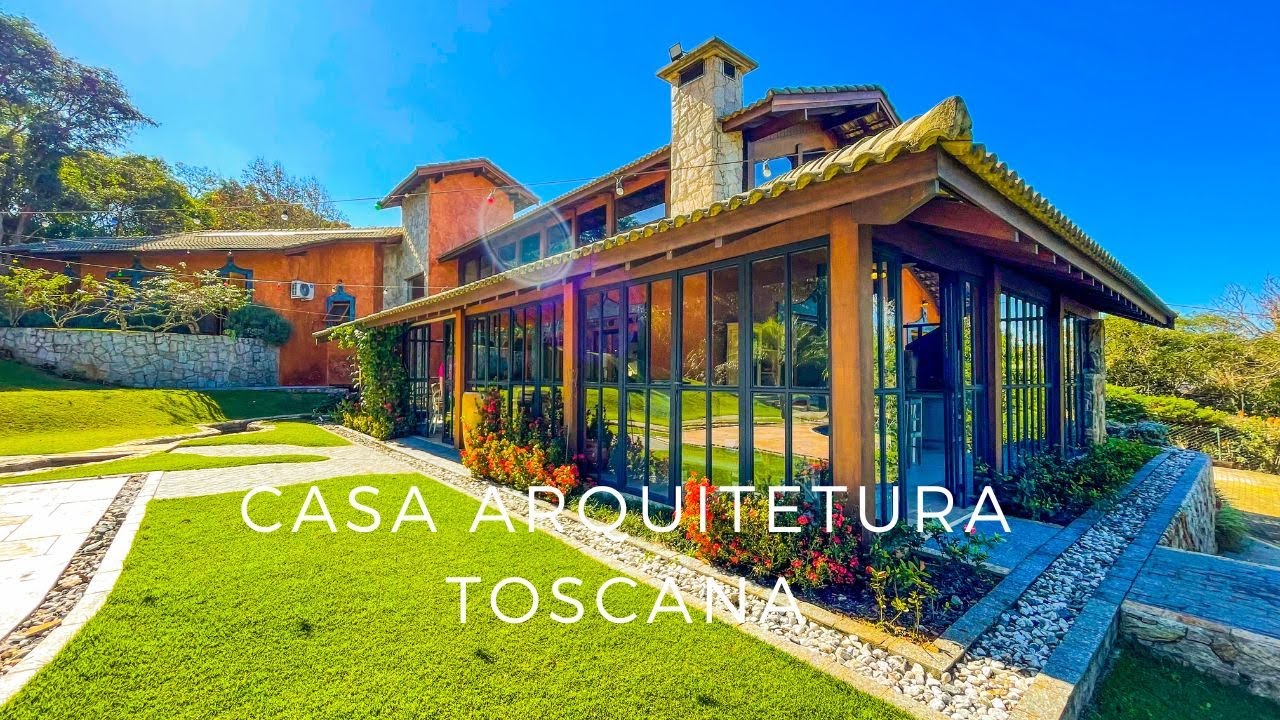 CASA TERREA ESTILO TOSCANA EM CONDOMÍNIO FECHADO ATIBAIA SP