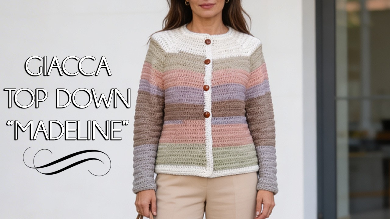 Giacca “Madeline” il modello classico top down che riesce a tutti!