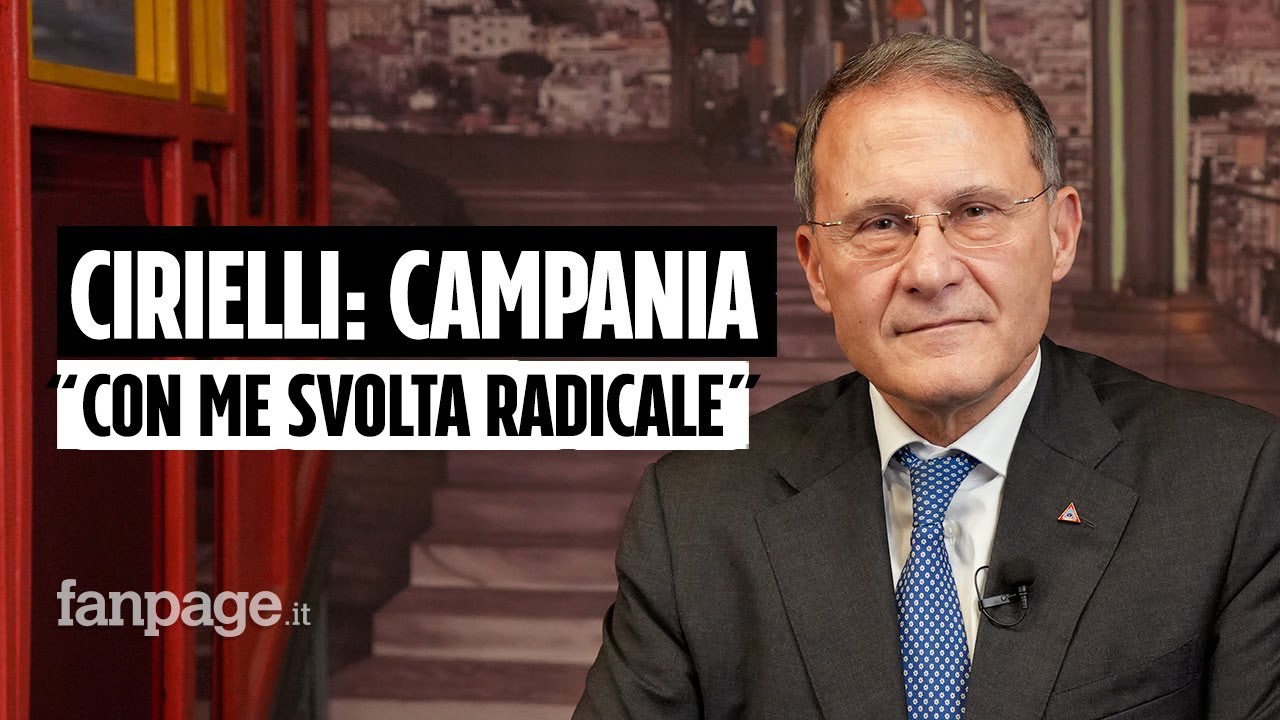 Regionali Campania 2025: il piano di Cirielli: 
