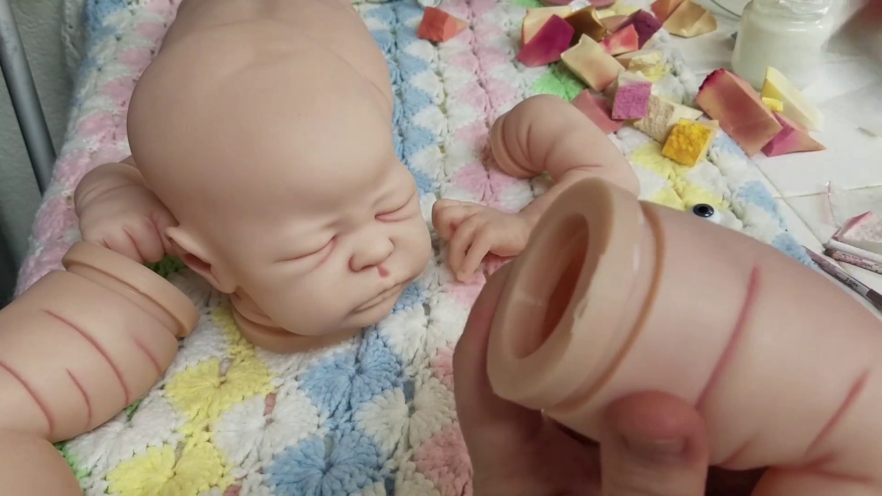 PAINTING RARE QUINLYNN REBORN BABY KIT! SO REALISTIC! MY AGENDER BABY!