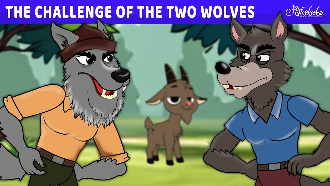 The Challenge of The Two Wolves 🐺🍎🐐 | Tales in Hindi | बच्चों की नयी हिंदी कहानियाँ