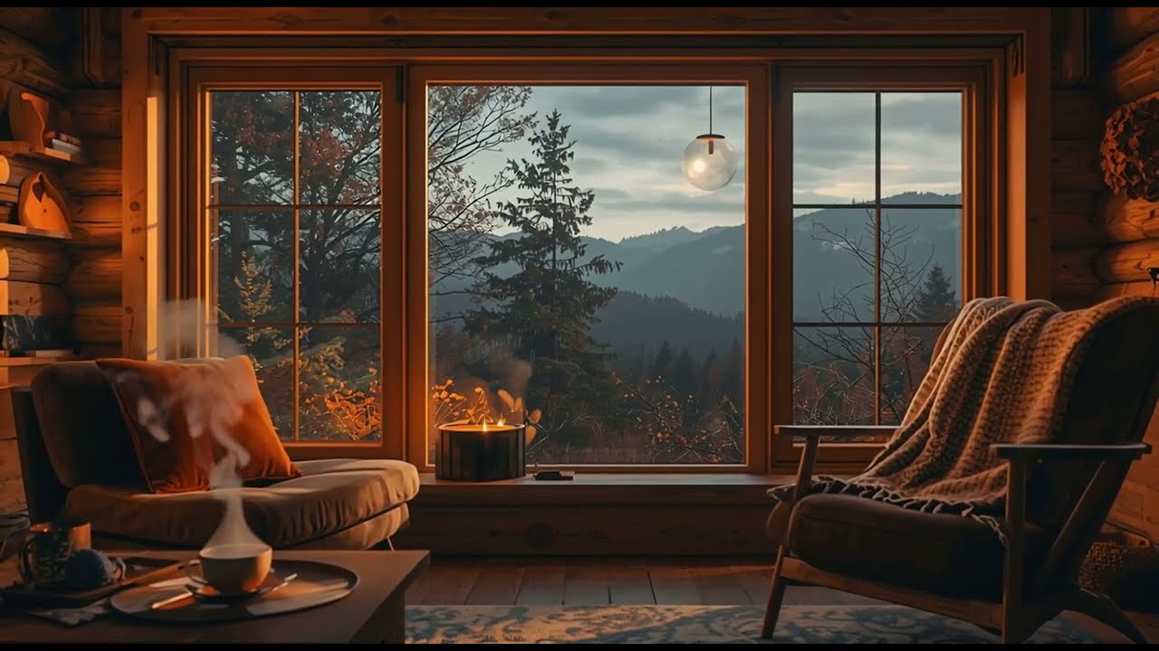 ☕Chill Music  Nights Mountain View & Soothing Melodies for Unwinding