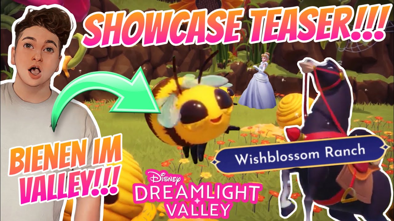 CINDERELLA UPDATE & BIENEN kommen!!! 🤩 WISHBLOSSOM RANCH SHOWCASE TEASER | Disney Dreamlight Valley 