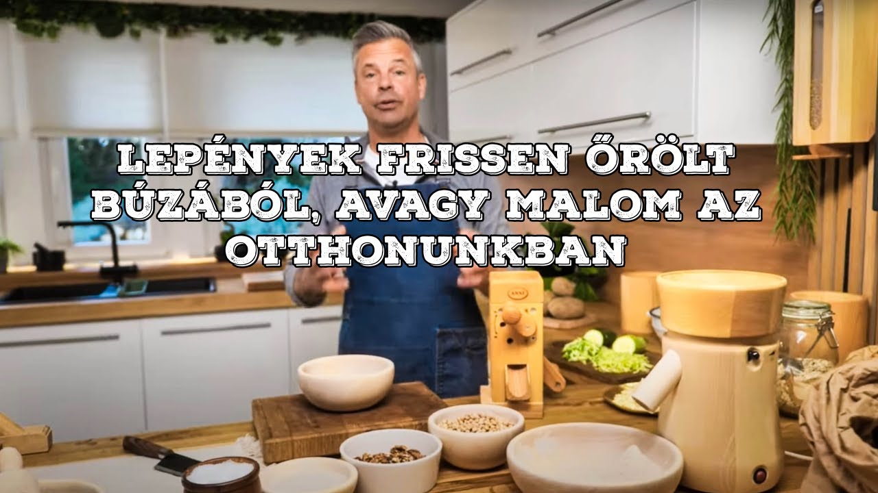 Lepények frissen őrölt búzából, avagy malom az otthonunkban