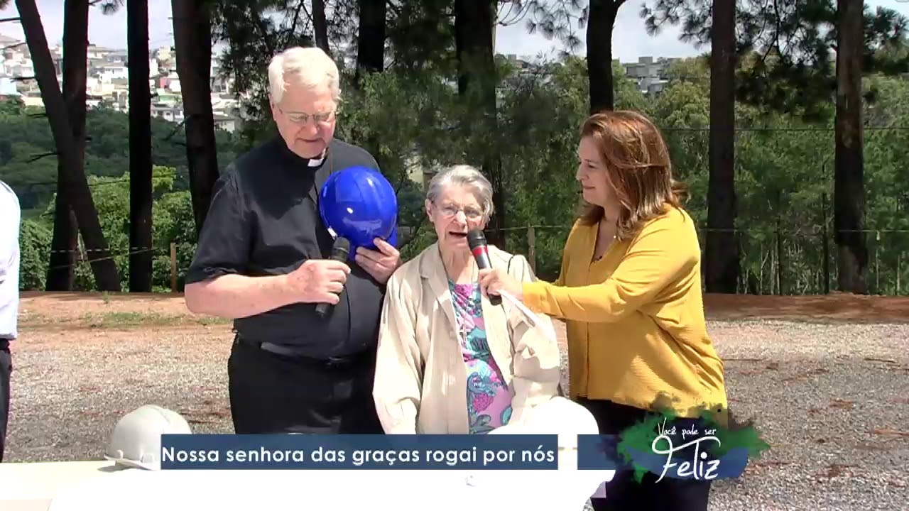 Alicerce da construção da Igreja Mãos Ensanguentadas de Jesus - Padre Eduardo e Irmã Luiza