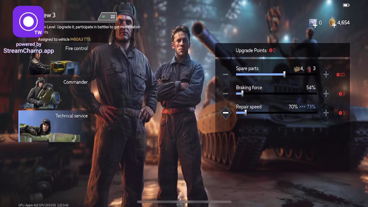 War thunder tank Broadcast powered by StreamChamp
