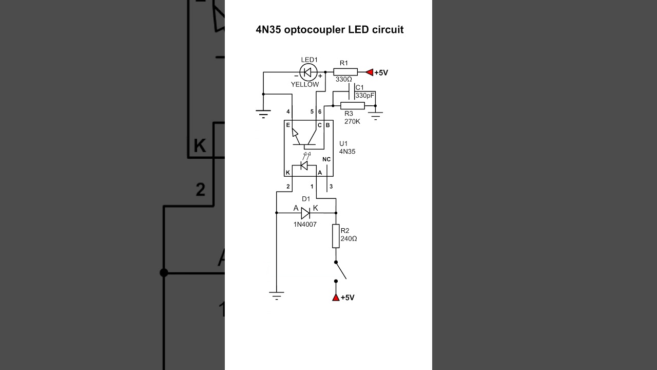 How to use an optocoupler ? #shorts #circuit