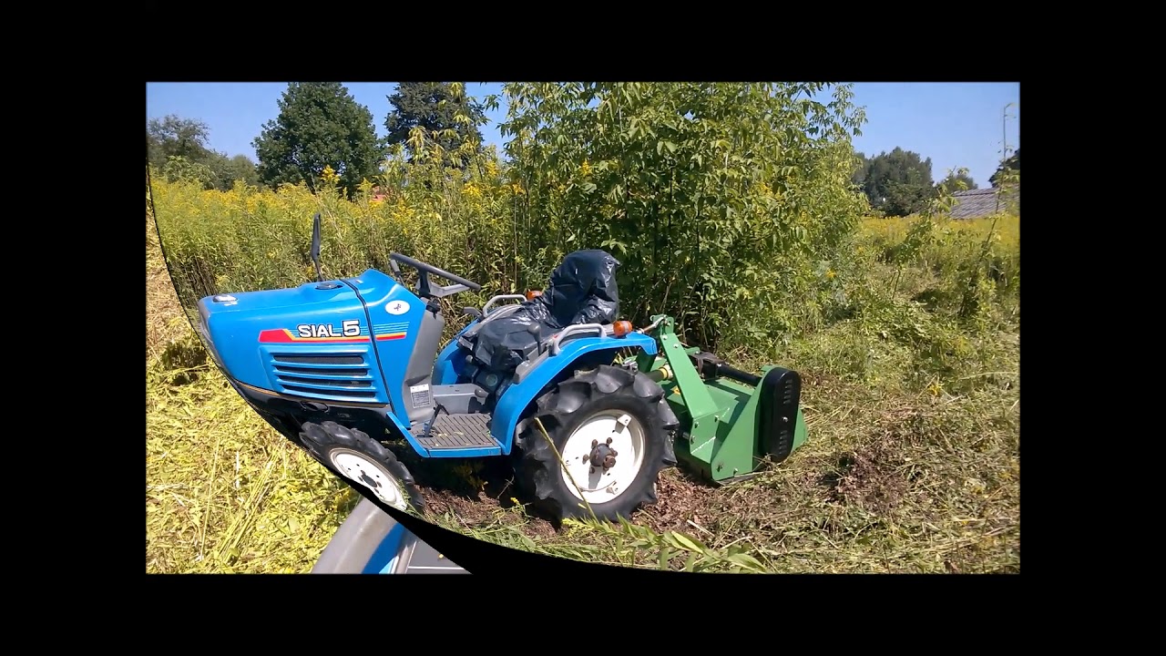 Iseki Sial 5 z kosiarką bijakową