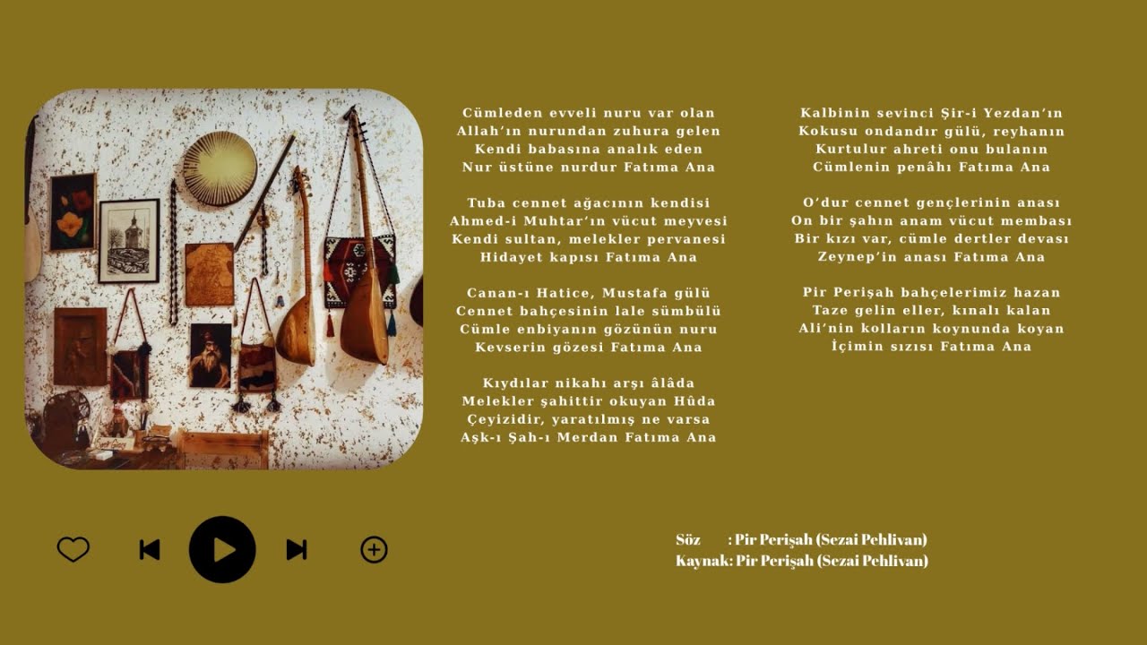 Talibi | Fatıma Ana (Deyiş)