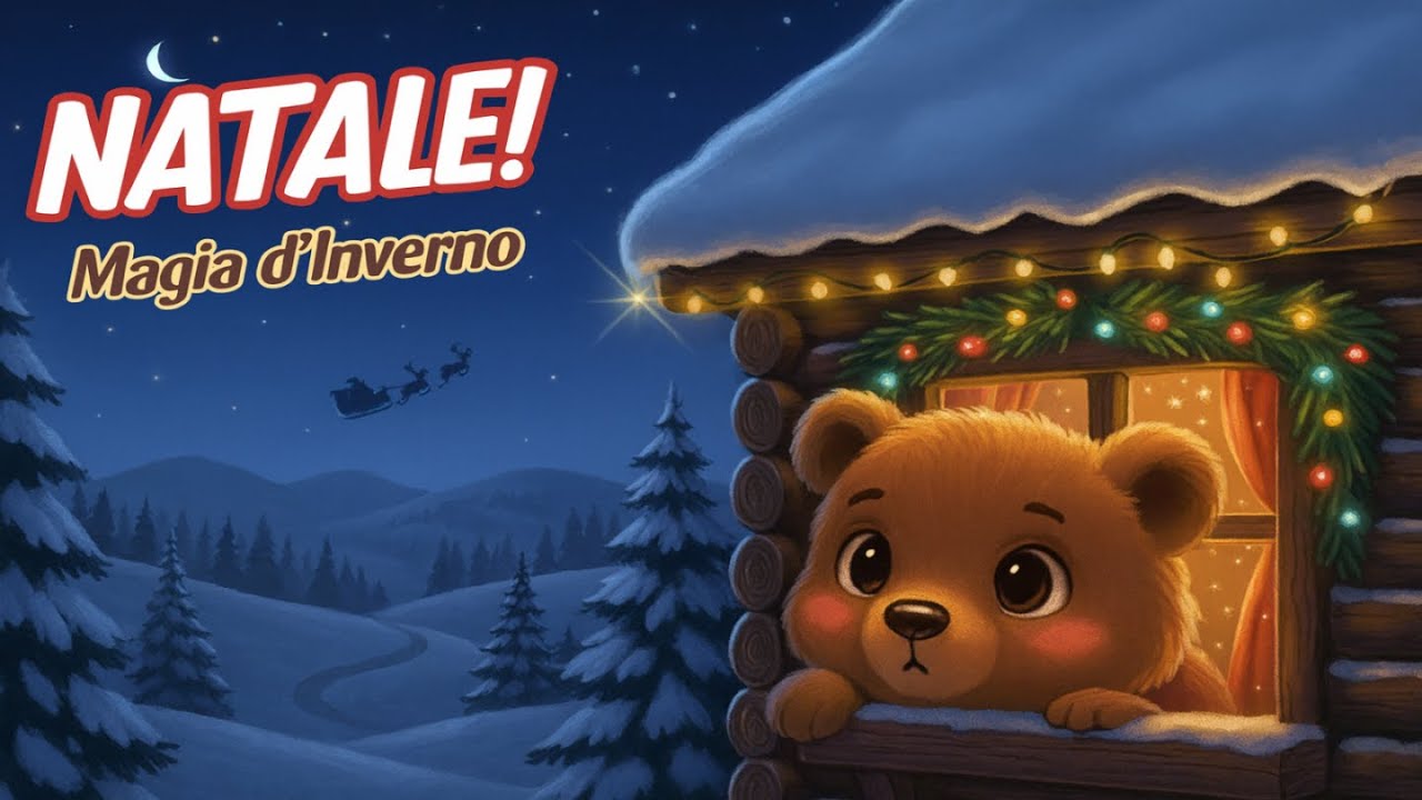 È Natale! 🔔 Ding Dong Dan: La Magia del Natale🐻🎁 Nuova Canzone per Bambini | Le Melodie dell'Orsetto