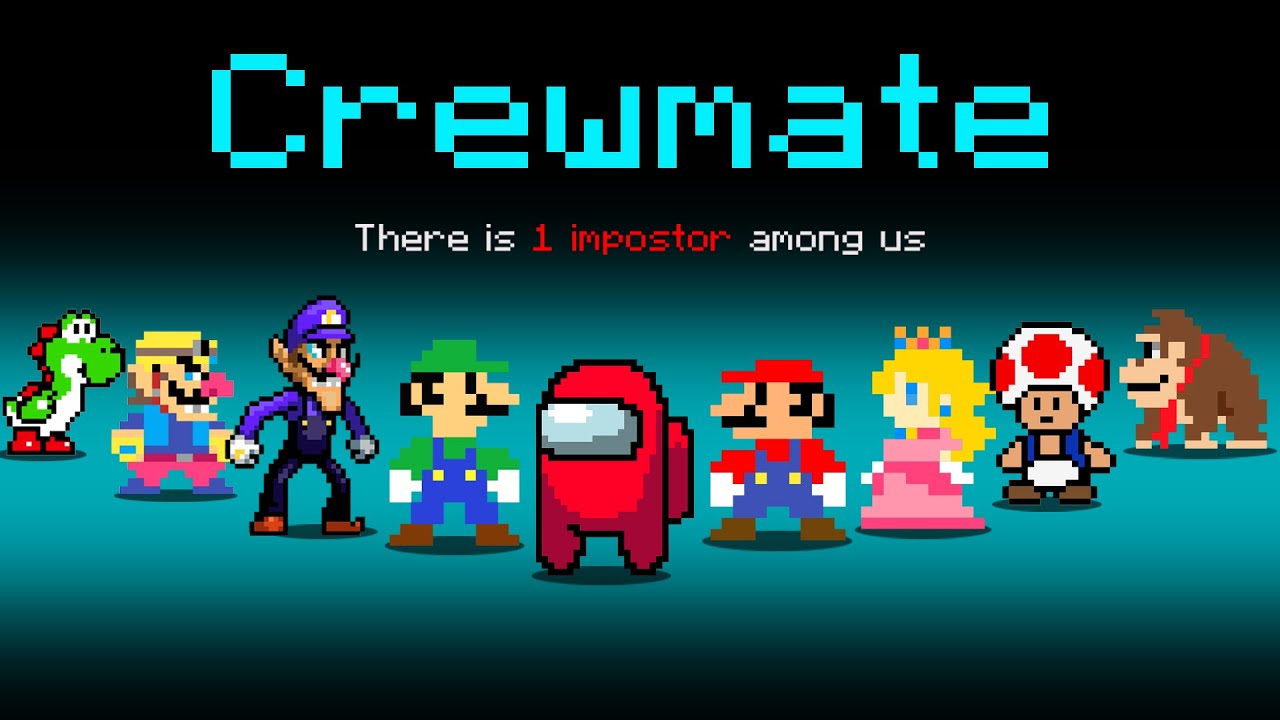 among us, But with Super Mario Bros. Characters, Who's the Impostor?