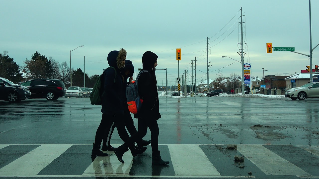 [4K] Driving to Costco Wholesale (Supermarket) Brampton Canada after Snowfall