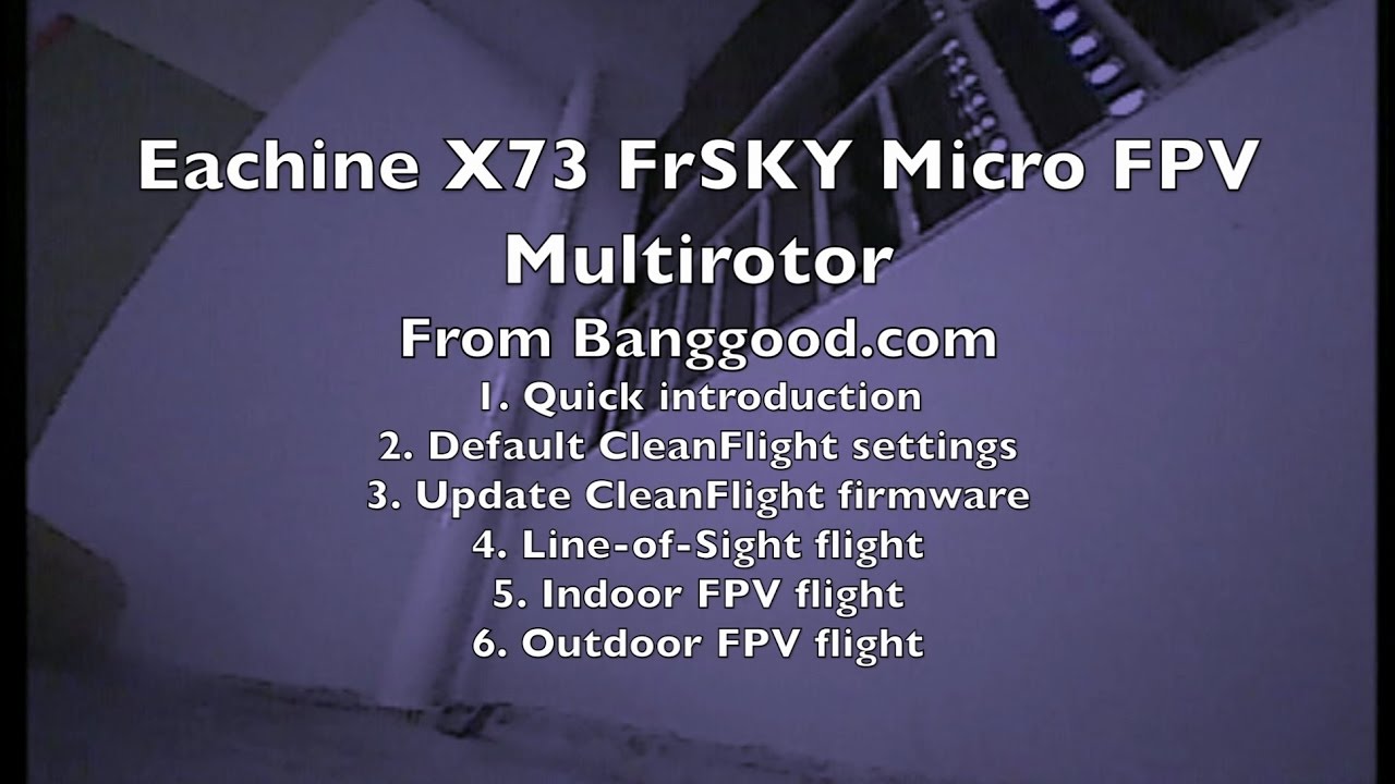 Eachine X73 BNF Review & Sample Flights