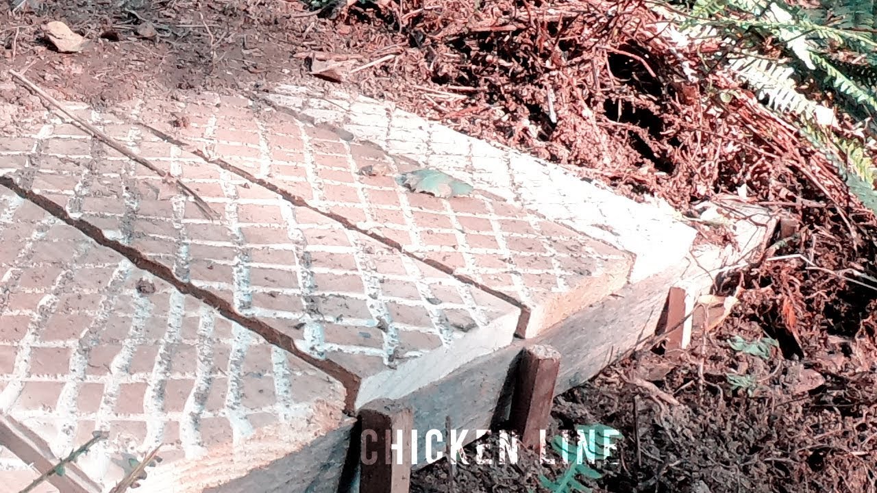 TRAILBUILD #9 Clearing the chicken line & building a small wooden obstacle