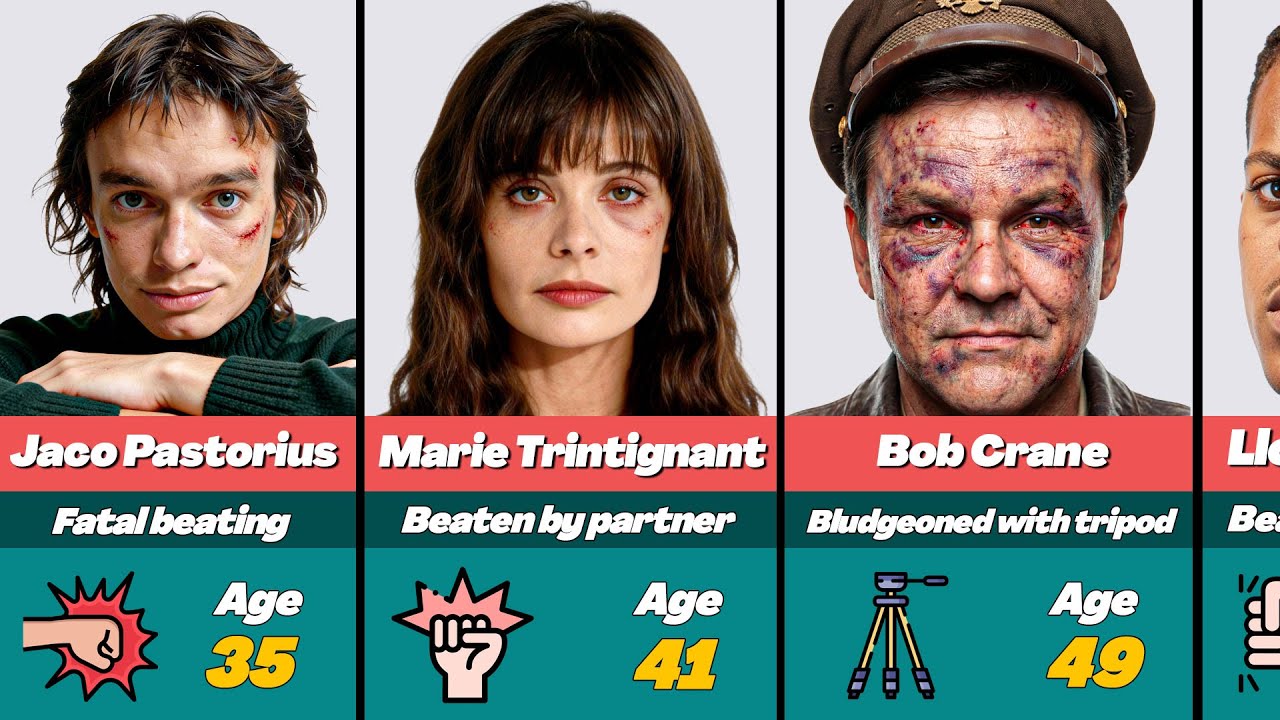 💔 Every Famous Person Who Was Beaten to Death