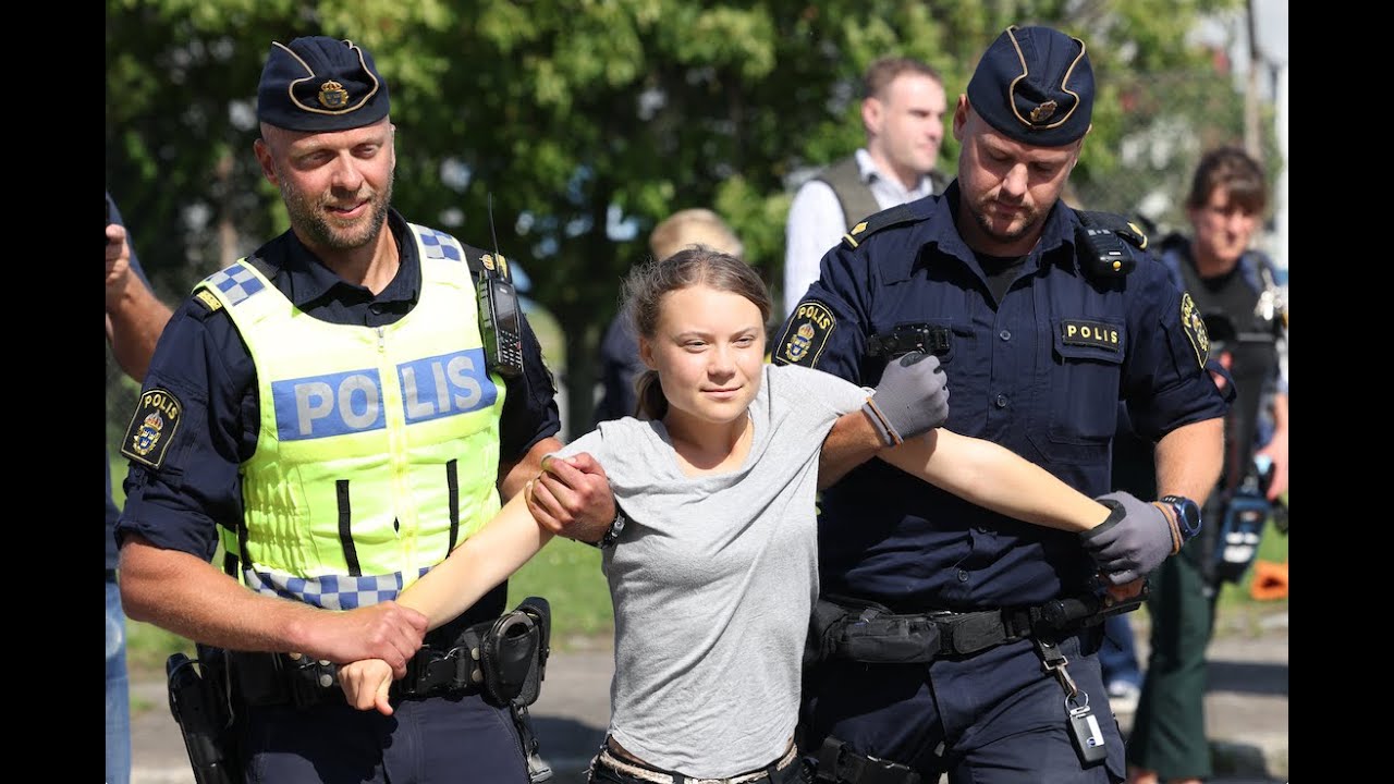 Greta Thunberg döms för klimataktion – deltar i ny demonstration timmar senare