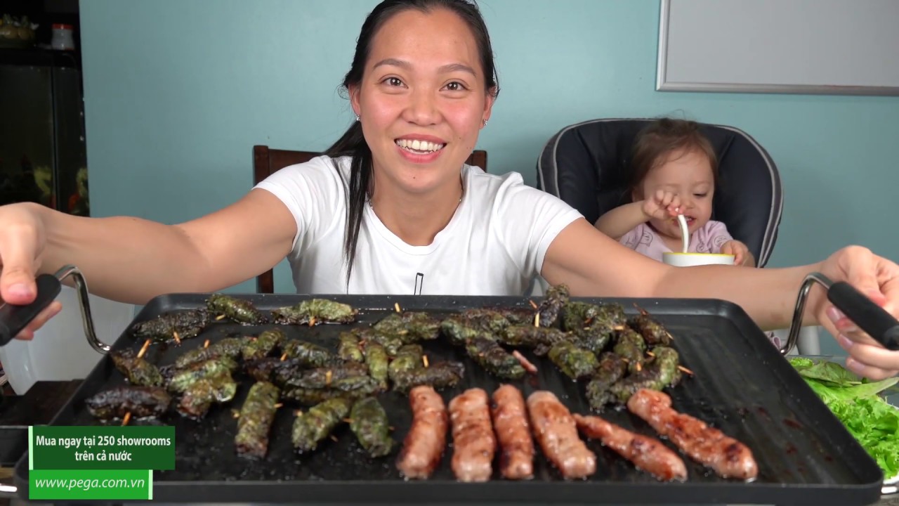 Vlog 713 ll Bò Lá Lốt Cuốn Bánh Tráng Tại Nhà Ở Mỹ 🇺🇸.