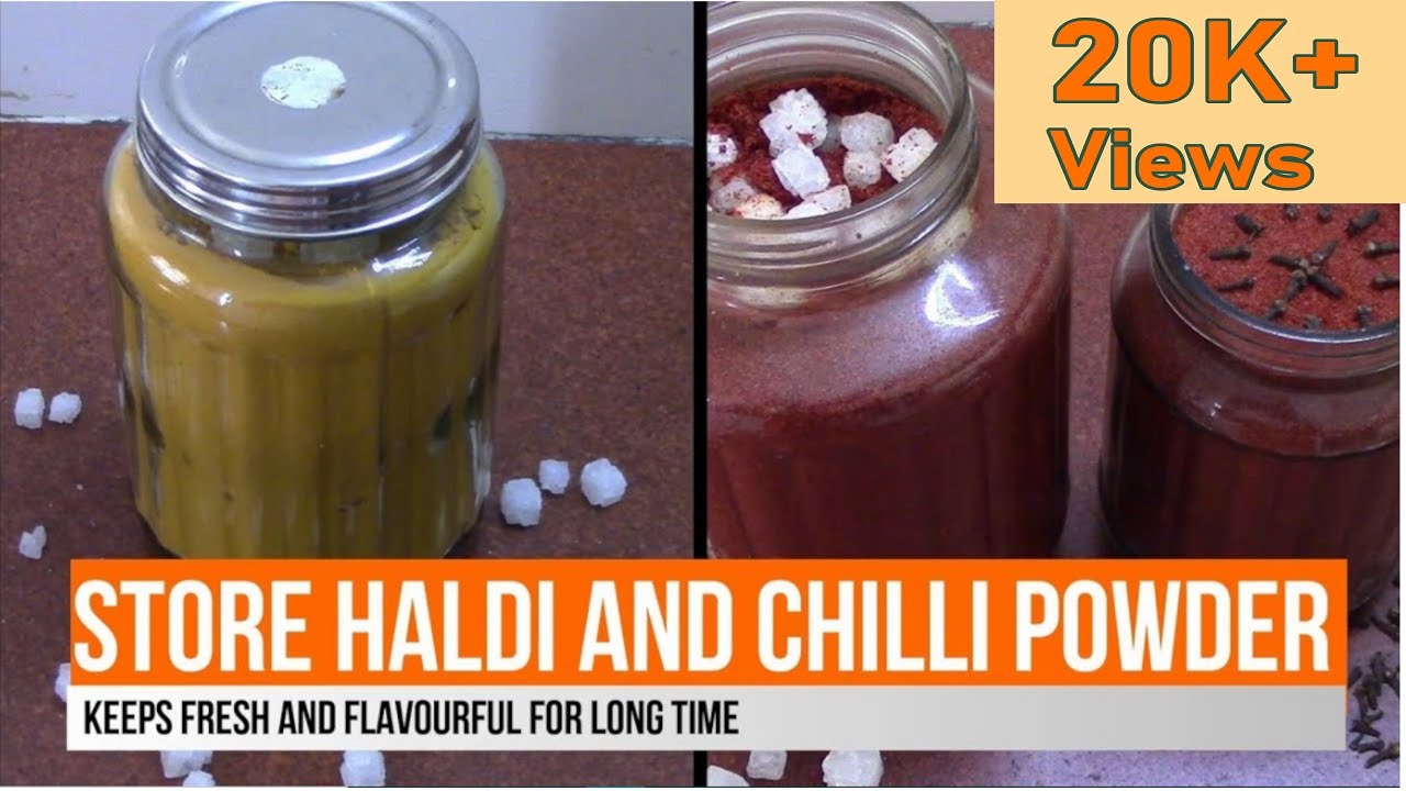How to Store Turmeric And Chilli Powder | लाल मिर्च और हल्दी पाउडर को पुरे साल स्टोर करने का तरीका