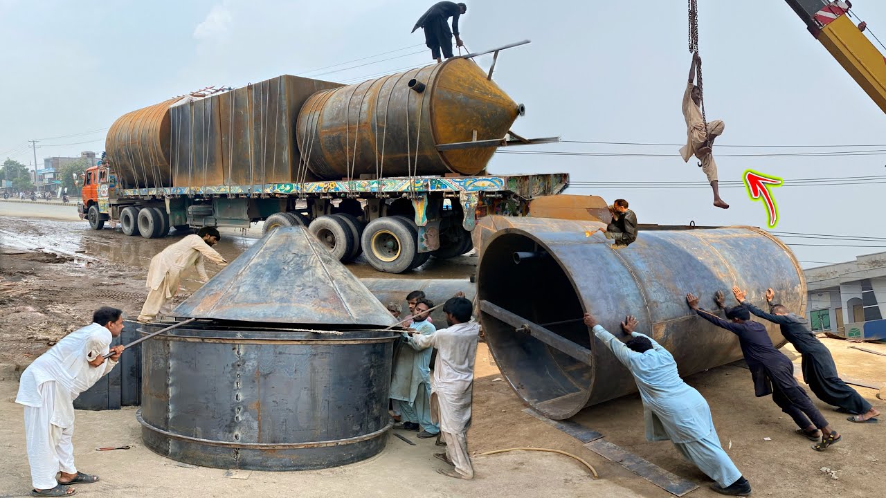 Amazing Manufacturing Mass Production Process Of Oil Filtration Tank | Interesting Skills Must Watch