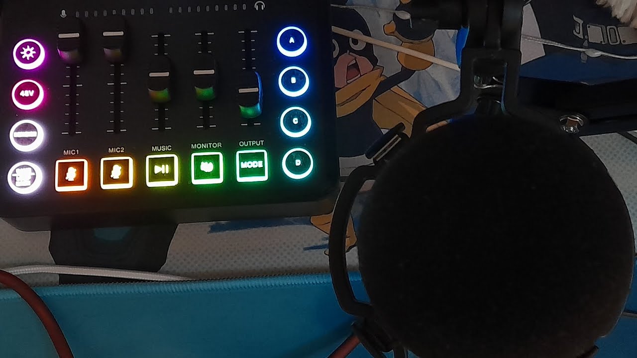 Présentation de mon nouveau micro et de ma nouvelle table de mixage gaming