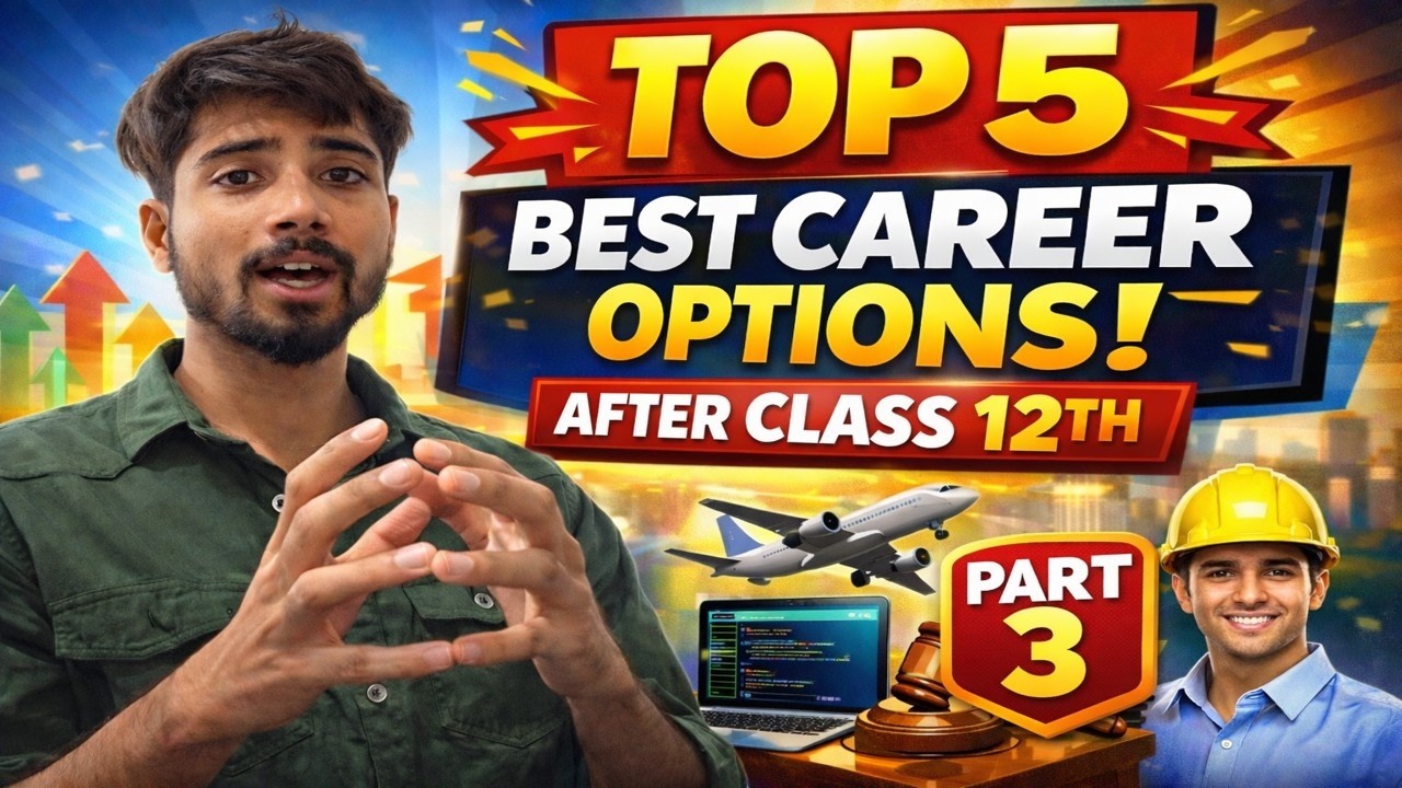 TOP 5 BEST CARRIER OPTION AFTER CLASS 12TH BY HIMANSHU |  best career option | career optiON |