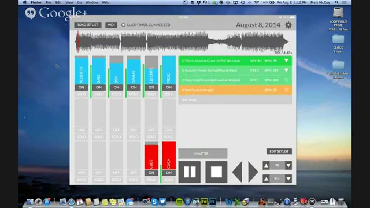 Playing MultiTracks with your iPad and iPhone