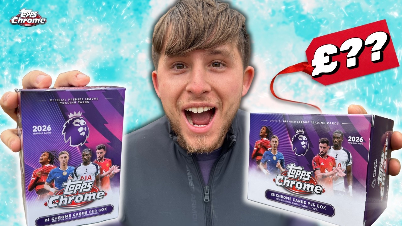 ОНО ЗДЕСЬ! 🔥 *НОВИНКА* Распаковка коллекционной коробки Topps Chrome Premier League 2026 | Соверш...