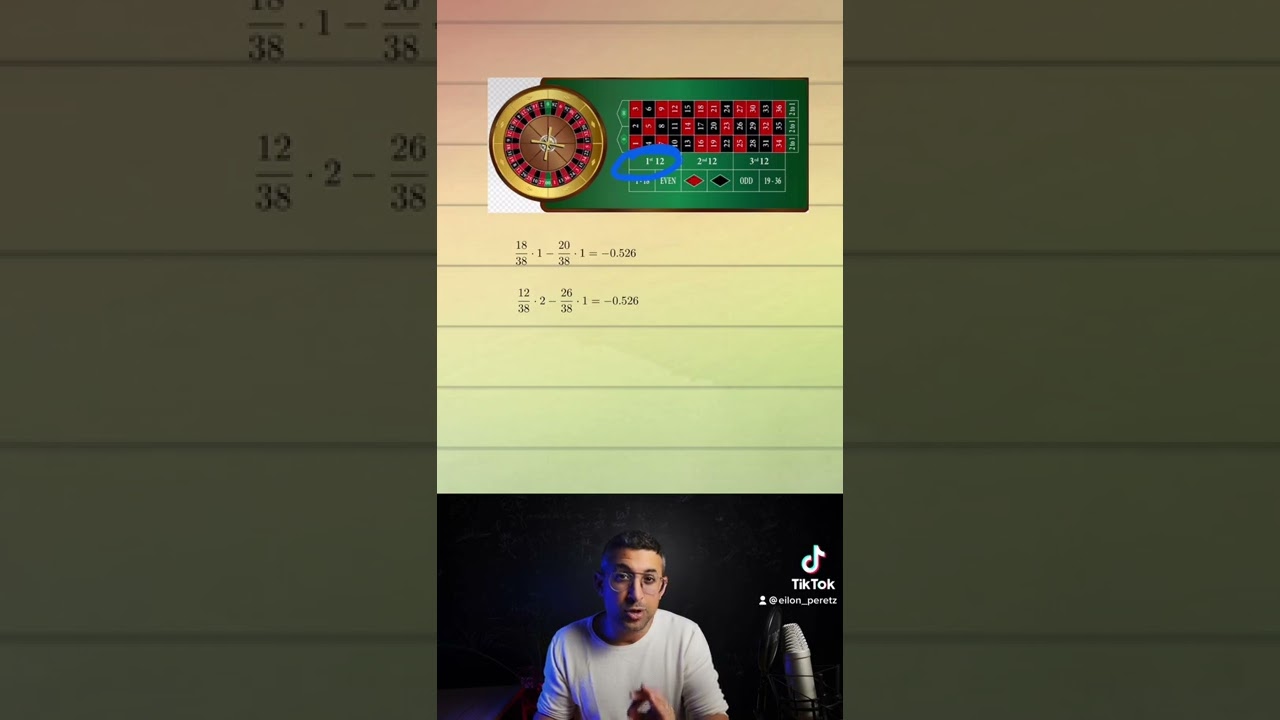 רולטה קזינו ומתמטיקה ! #קזינו #רולטה #הסתברות
