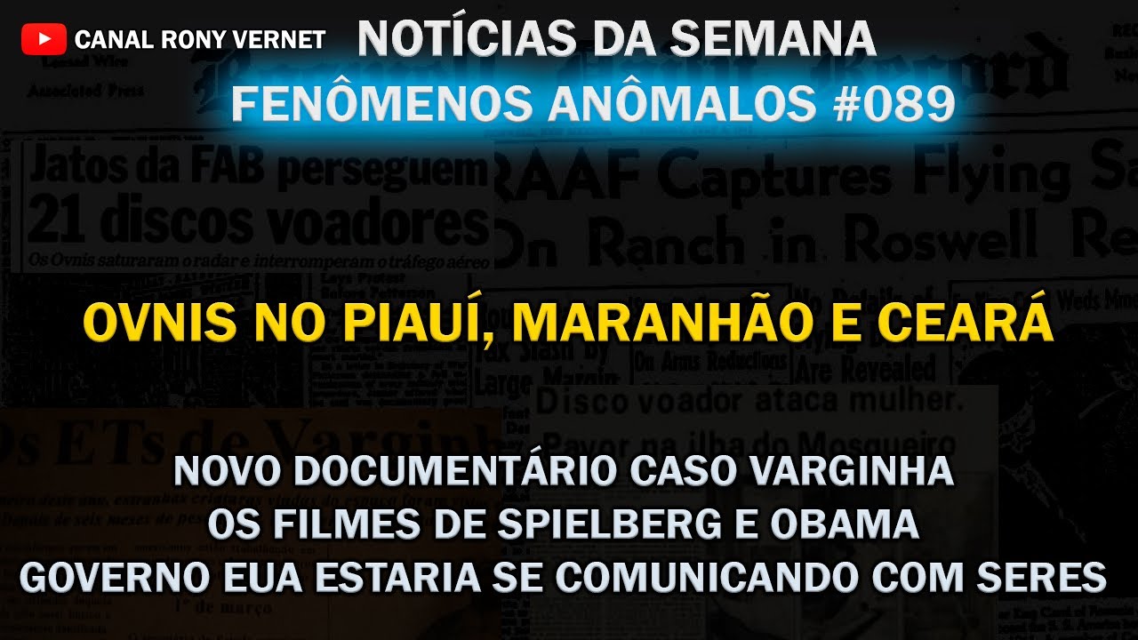 Live Fenômenos Anômalos Não Identificados #89