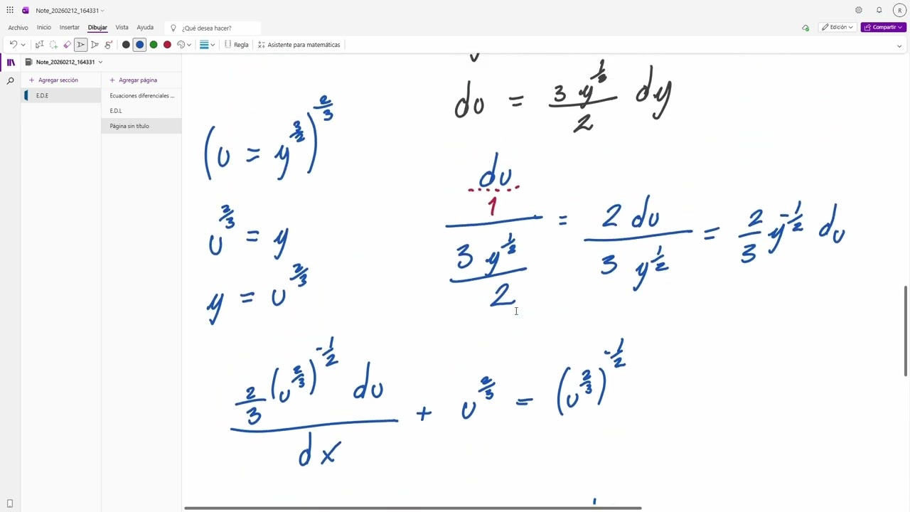 Ecuaciones Diferenciales de Bernoulli