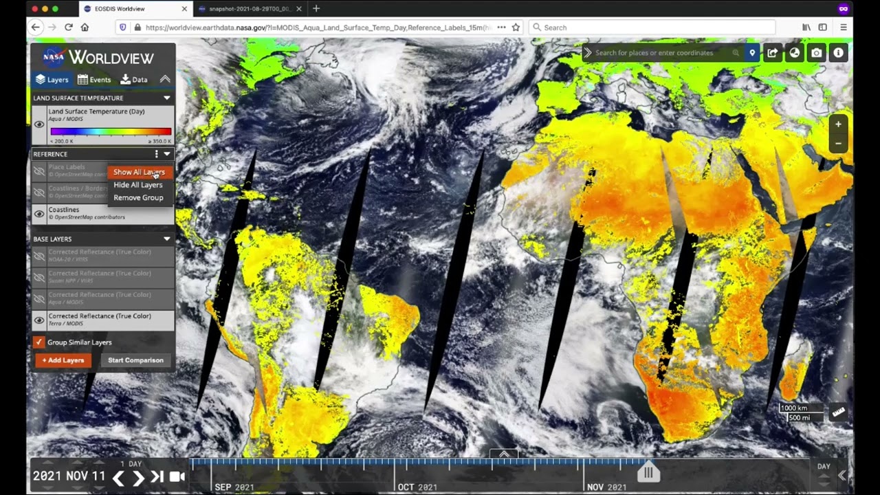 Getting Started with NASA Worldview (December 2021)