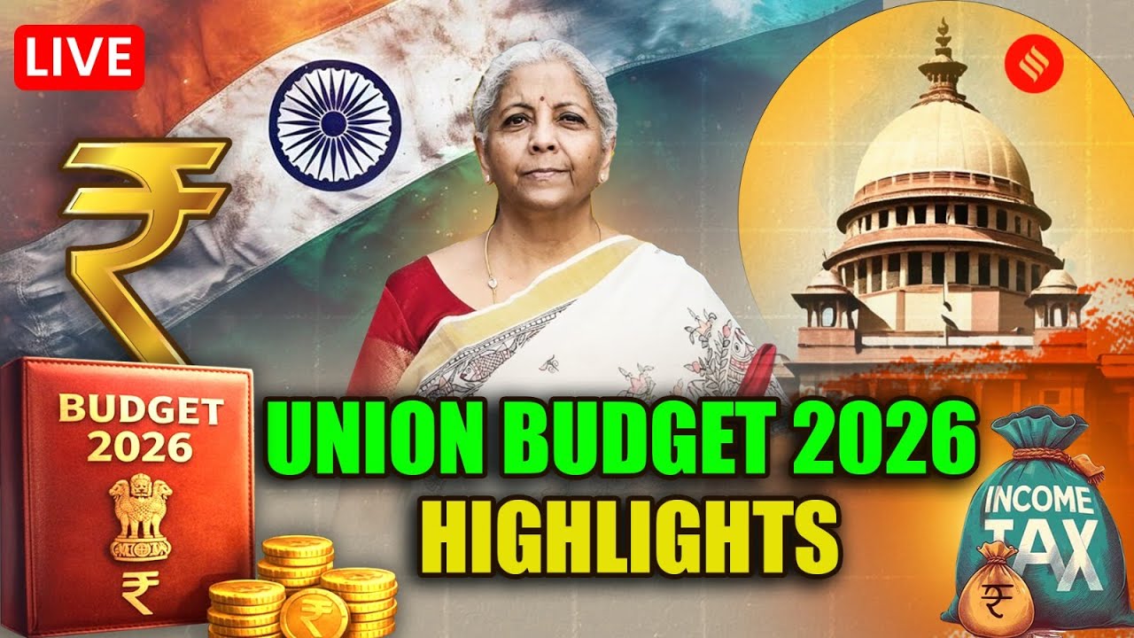 Budget Highlights: Nirmala Sitharaman Budget Speech| Budget 2026 Key Announcements | Income Tax