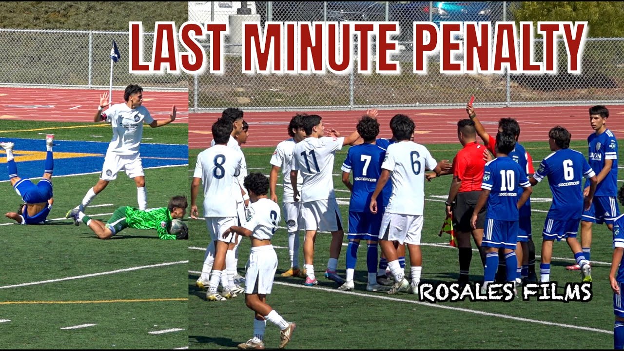 Direct Red Card *Intense Match* Chula Vista vs Albion Los Angeles MLS Next u17