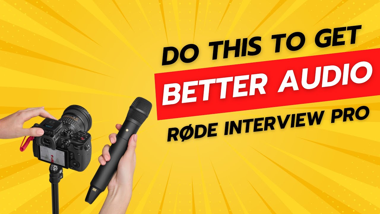 WHY THE RODE INTERVIEW PRO IS THIS BEST WIRELESS MIC FOR INTERVIEWS!!