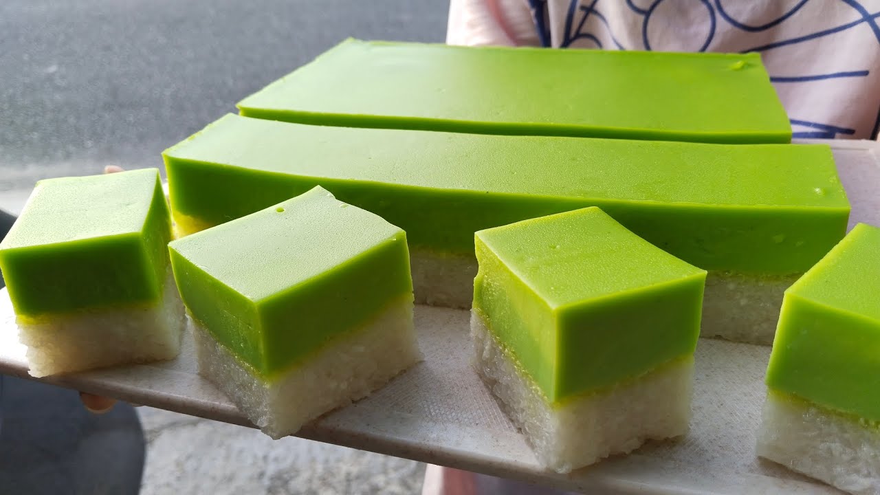 Kuih Seri Muka sukatan cawan yang mudah