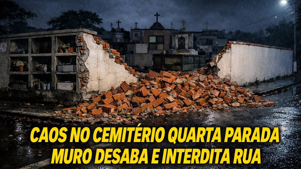 A COISA FICOU FEIA NO CEMITÉRIO QUARTA PARADA - SP