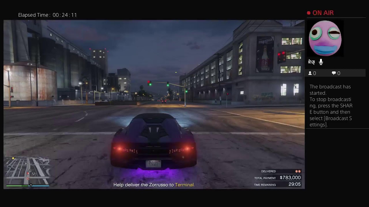 Playing gta5 online gameplay