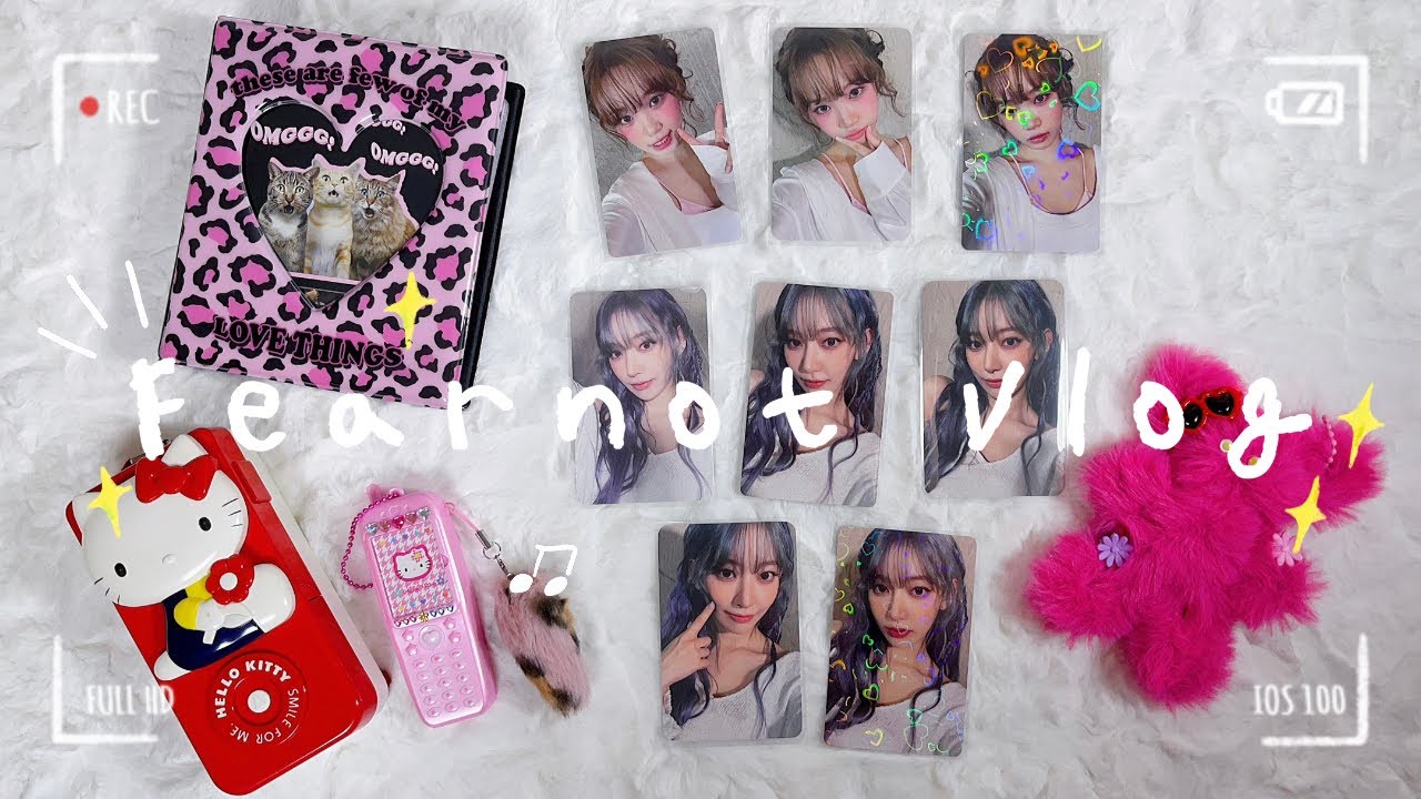 [𝗙𝗘𝗔𝗥𝗡𝗢𝗧 #𝟮𝟵] 오랜만에 포카 포장데이 ٩(๑•̀ω•́๑)۶🎀🩷